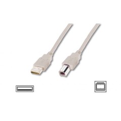 CAVO USB 2.0 CONNETTORI A-B - LUNGHEZZA MT. 5