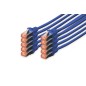 CONFEZIONE 10 CAVI CAT 6 SCHERMATI S/FTP MT 5 COLORE BLU DIGITUS