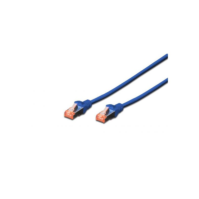 CAVO RETE S-FTP CAT.6 DOPPIA SCHERMATURA LS0H COLORE BLU MT. 10