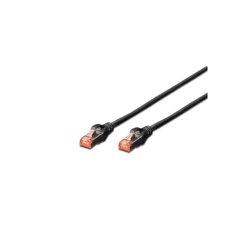 CAVO RETE S-FTP CAT.6 DOPPIA SCHERMATURA LS0H COLORE NERO MT. 10