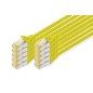 CAVO PATCH CAT 6A S/FTP, 10 PEZZI LUNGHEZZA 2 MT. COLORE GIALLO