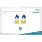 CAVO PATCH CAT 6A S/FTP, 10 PEZZI LUNGHEZZA 3 MT. COLORE BLU