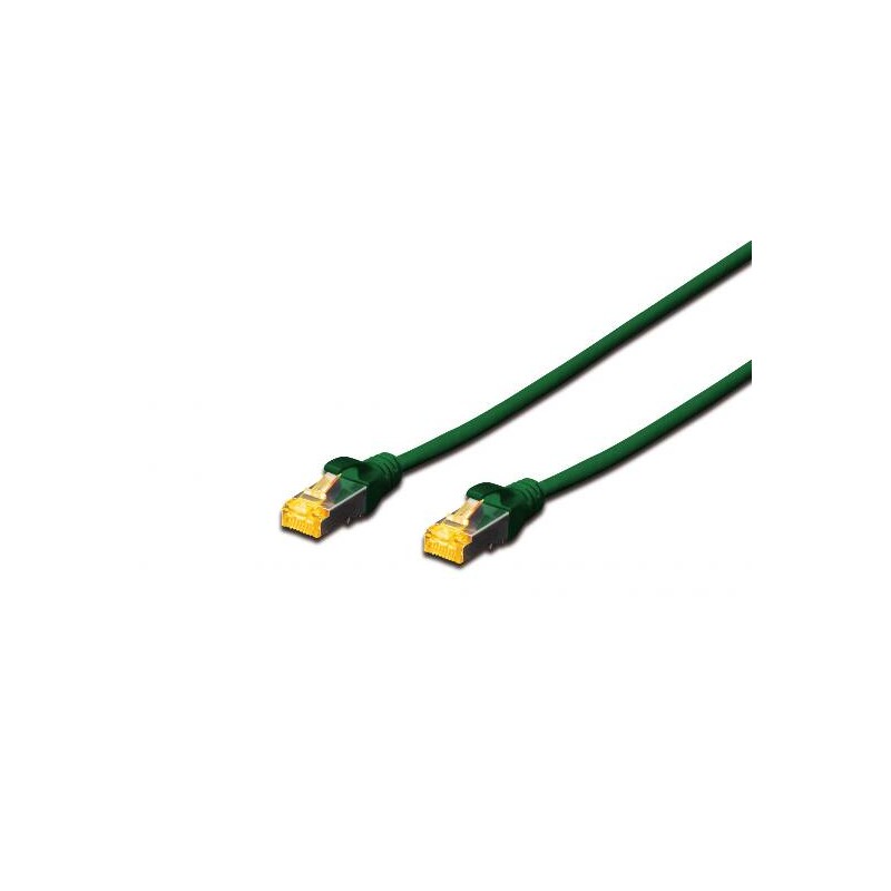 CAVO RETE S-FTP CAT.6A DOPPIA SCHERMATURA LSOH COLORE VERDE MT. 3