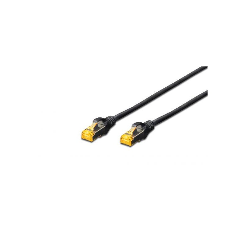 CAVO RETE S-FTP CAT.6A DOPPIA SCHERMATURA LSOH COLORE NERO MT. 7