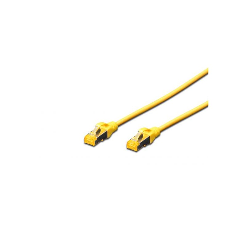 CAVO RETE S-FTP CAT.6A DOPPIA SCHERMATURA LSOH COLORE GIALLO MT. 7