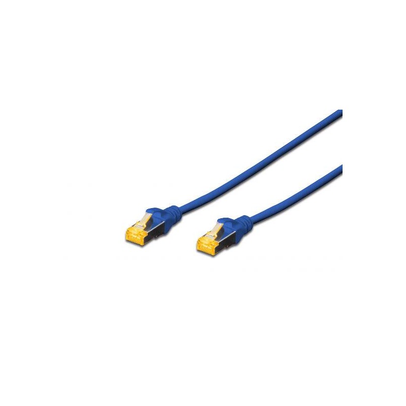 CAVO RETE S-FTP CAT.6A DOPPIA SCHERMATURA LSOH COLORE BLU MT. 10