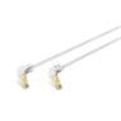 CAVO RETE S-FTP CAT.6A DOPPIA SCHERMATURA LSOH COLORE GRIGIO MT. 15 CONNETTORE 90°