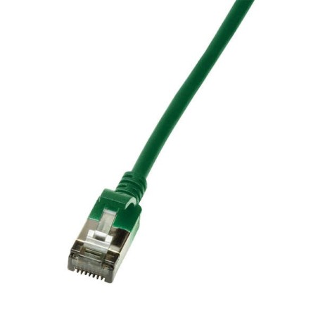 CAVO DI RETE CAT.6A STP TPE SLIMLINE VERDE 0,5M