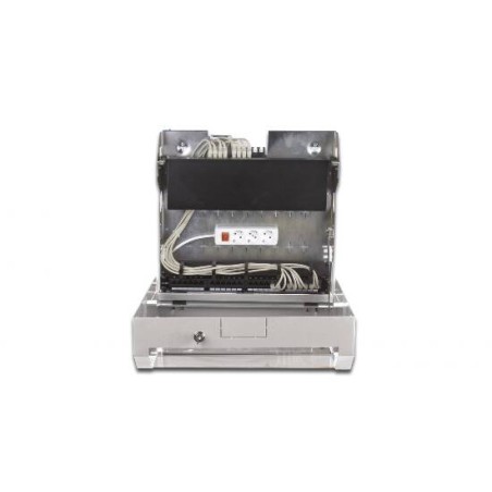 ARMADIO 5 UNITA' DA MURO 19" SLIM LINE COLORE GRIGIO CHIARO (A)14 X (L) 50 X (P)48 CM.