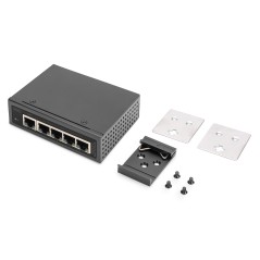 DIGITUS EXTENDER INDUSTRIALE 5 PORTE GIGABIT POE