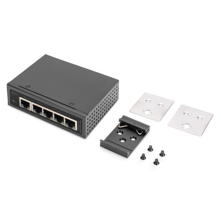 DIGITUS EXTENDER INDUSTRIALE 5 PORTE GIGABIT POE