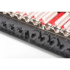 PANNELLO PATCH 24 PORTE CAT6 0,5 UNITA' SCHERMATO