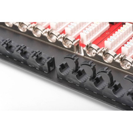 PANNELLO PATCH 24 PORTE CAT6 0,5 UNITA' SCHERMATO