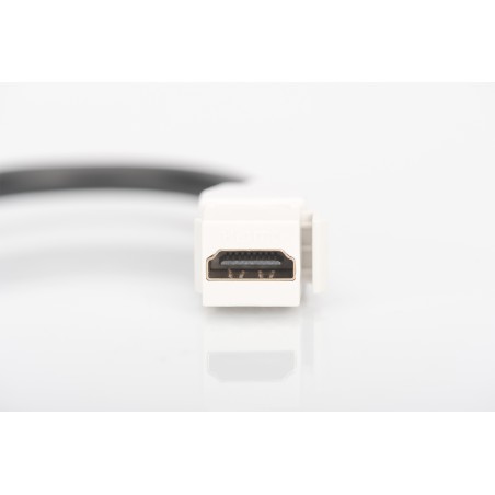 MODULO KEYSTONE HDMI FEMMINA/FEMMINA CON CAVO 12 CM PER PLACCHE A MURO O PANNELLI PATCH DIGITUS