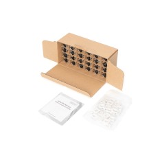 KIT 24 FRUTTI DI RETE CAT 6A SCHERMATI TOOLESS