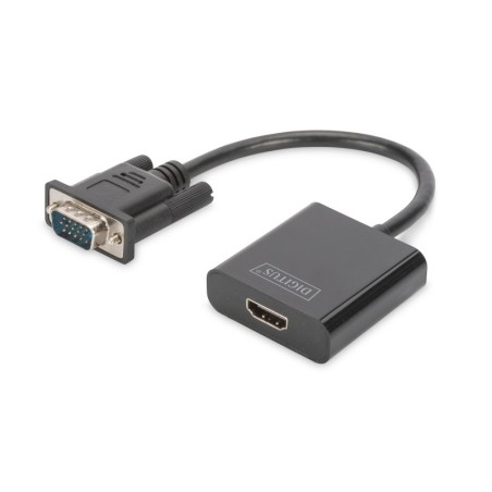 ADATTATORE PERSONAL COMPUTER VGA - MONITOR HDMI CON AUDIO DIGITUS