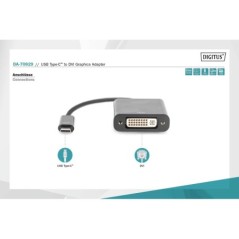 DIGITUS ADATTATORE GRAFICO DA USB TYPE-C A DVI