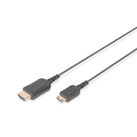 DIGITUS CAVO DI COLLEGAMENTO HDMI HIGH SPEED, TIPO C- A, ALTAMENTE FLESSIBILE MT 2