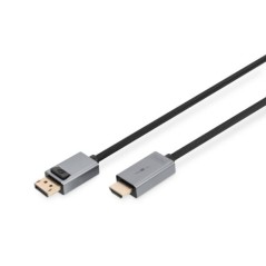 DIGITUS CAVO ADATTATORE DISPLAYPORT 4K, DP - HDMI TIPO A MT 2