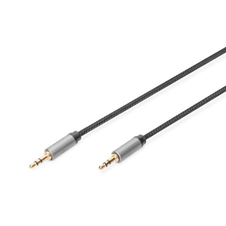 DIGITUS CAVO DI COLLEGAMENTO AUDIO, DA JACK 3,5 MM A JACK 3,5 MM MT 1