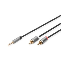 DIGITUS CAVO ADATTATORE AUDIO, DA 3,5 MM JACK A CINCH RCA DIGITUS MT 1