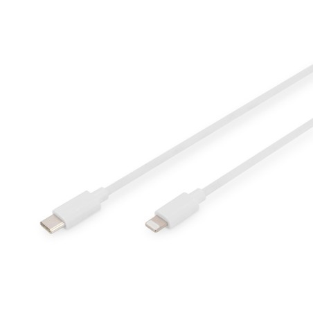 DIGITUS CAVO DATI/DI RICARICA, LIGHTNING-USB-Cª, MFI, 1M