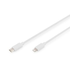 DIGITUS CAVO DATI/DI RICARICA, LIGHTNING-USB-Cª, MFI, 2M