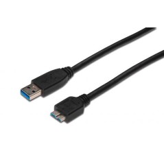 CAVO USB 3.0 CONNETTORI USB A - MICRO USB B - LUNGHEZZA MT. 0,25