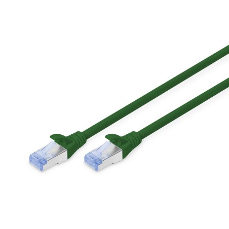 CAVO RETE CAT 5E SCHERMATO SF/UTP COLORE VERDE MT 0,5 DIGITUS