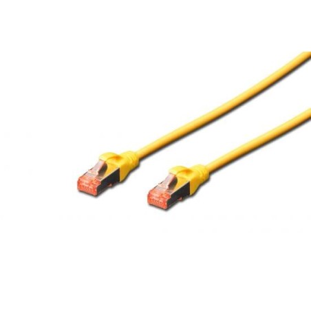 CAVO RETE S-FTP CAT.6 DOPPIA SCHERMATURA LS0H COLORE GIALLO MT. 1