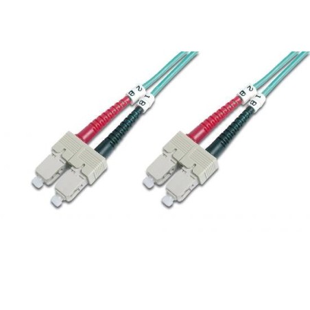 CAVO FIBRA OTTICA SC A SC MULTIMODE DUPLEX 50/125 MT.1 OM3