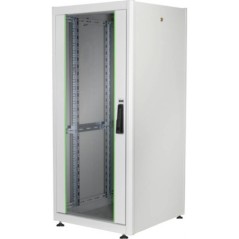 ARMADIO 26 UNITÀ 19" PER RETI MISURE (A)1299 X (L)600 X (P)600 MM. COLORE GRIGIO CHIARO