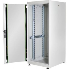 ARMADIO 26 UNITÀ 19" PER RETI MISURE (A)1299 X (L)600 X (P)600 MM. COLORE GRIGIO CHIARO