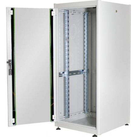 ARMADIO 26 UNITÀ 19" PER RETI MISURE (A)1299 X (L)600 X (P)600 MM. COLORE GRIGIO CHIARO