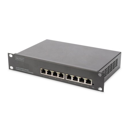 DIGITUS SWITCH GIGABIT ETHERNET  DA 8 PORTE A 10 POLLICI, GESTITO L2+