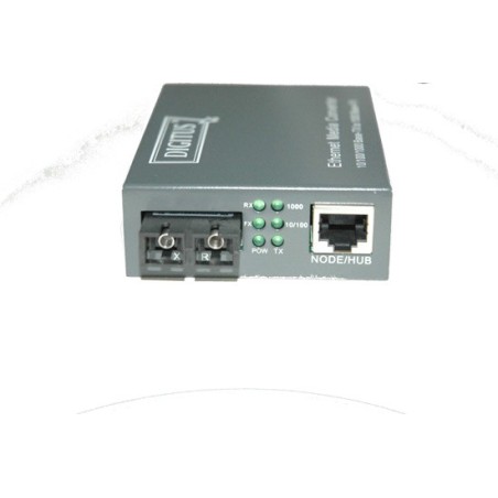 CONVERTITORE 10/100/1000 GIGABIT MEDIA CONVERTER RJ45 - FIBRA OTTICA SC 1000BASE-SX