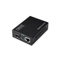 CONVERTITORE 10/100/1000 GIGABIT MEDIA CONVERTER RJ45 - FIBRA OTTICA CON MODULO SFP