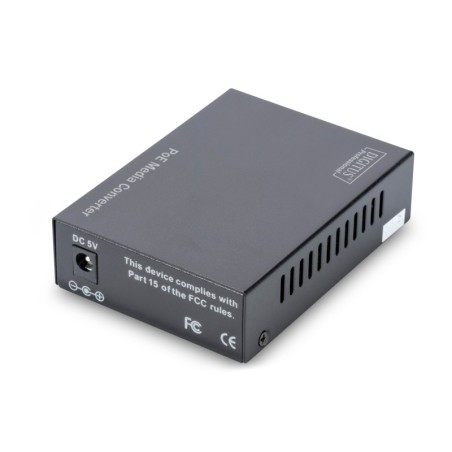 MEDIA CONVERTER GIGABIT POE RJ45 CONNETTORE SC SINGLEMODE PSE