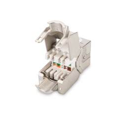 INSERTO JACK SCHERMATO RJ45 CATEGORIA 6 TOOLFREE