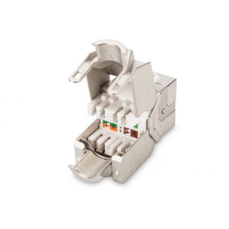 INSERTO JACK SCHERMATO RJ45 CATEGORIA 6 TOOLFREE