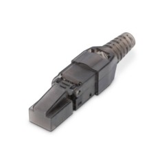 DIGITUS CONNETTORE TOOLESS RJ45 CAT 6A UTP PER CAVO RIGIDO E FLESSIBILE