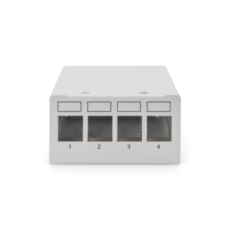 DIGITUS DESKTOP MODULAR BLANK PATCH PANEL, SCHERMATO 4-PORTE