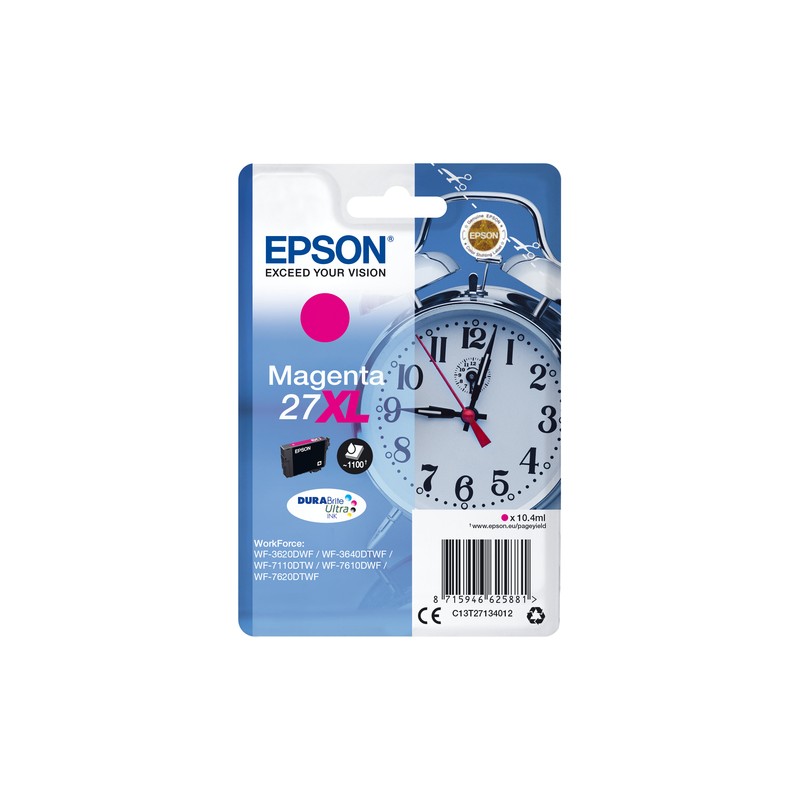 EPSON CART. INK MAGENTA 27XL SERIE SVEGLIA PER WF-7620