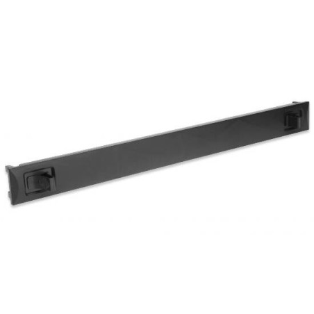 PANNELLO CIECO 1 UNITA' PER ARMADI RACK 19" CON CLIP COLORE NERO