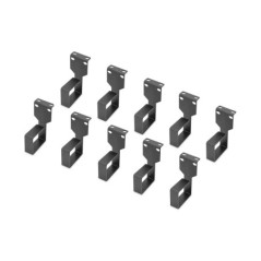 DIGITUS CONFEZIONE 10 SUPPORTI CAVO PER ARMADI 19" 45X80X100 MM NERO