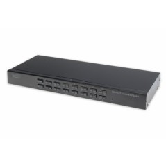 SWITCH KVM PER TASTIERA MOUSE USB/PS2 E VIDEO VGA CON 16 PC