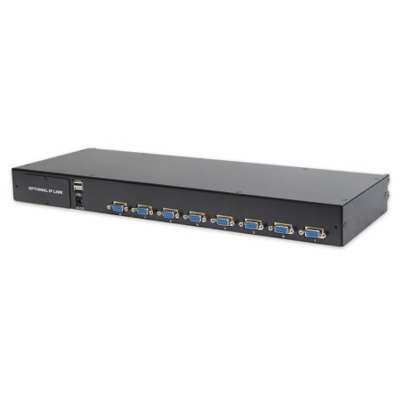 DIGITUS COMMUTATORE KVM MODULARE, 8 PORTE