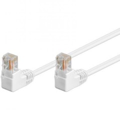 CAVO RETE UTP CAT.5E CONNETTORI RJ45 A 90 GRADI MT 1