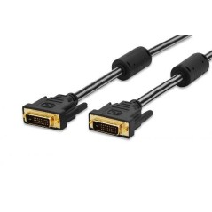 CAVO DVI 24+1 IN BLISTER CON FERRITI DUAL LINK MT 2