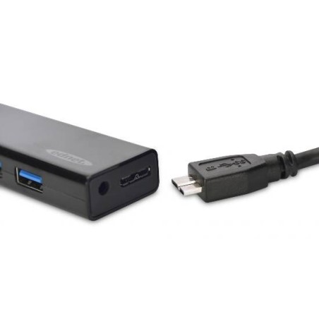 HUB 4 PORTE USB 3.0 CON ALIMENTATORE